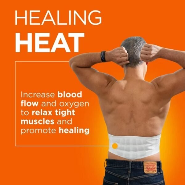 ThermaCare Lower Back & Hip Large_X-Large Pain Relief Heat Wraps, 3 Ct - Image 2